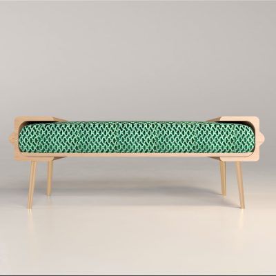Firenze Bench Brown 01